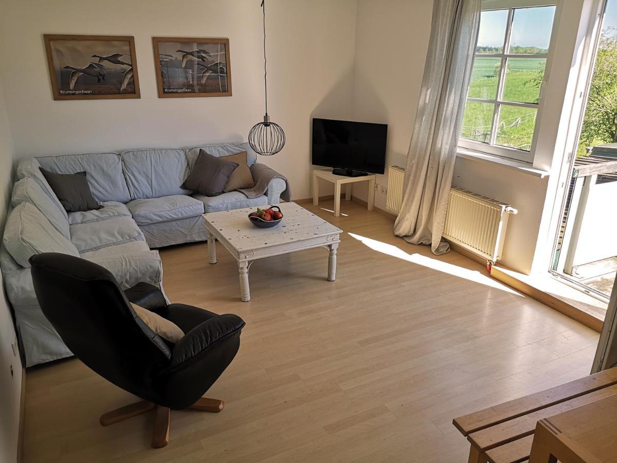 Ferienwohnung Zum Singschwan Rieseby Exterior foto